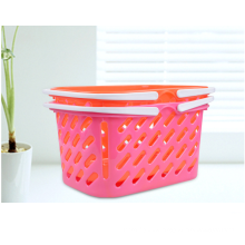 Plastic portable wholesale shopping baskets for storage